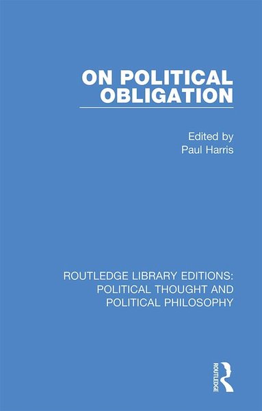 Paul Harris - On Political Obligation, Inbunden