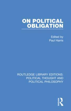 Paul Harris - On Political Obligation, Häftad