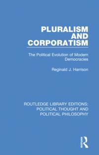 bokomslag Pluralism and Corporatism