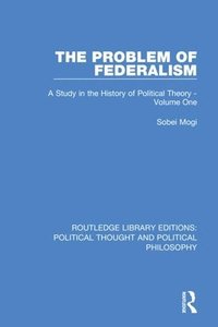 bokomslag Problem of Federalism