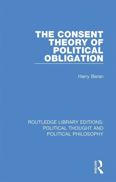 bokomslag Consent Theory of Political Obligation
