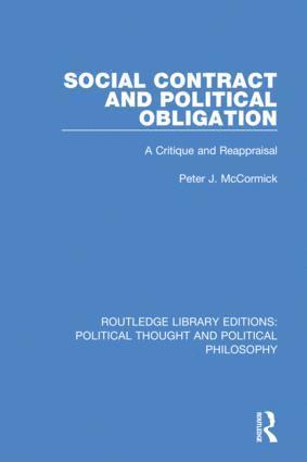 bokomslag Social Contract and Political Obligation