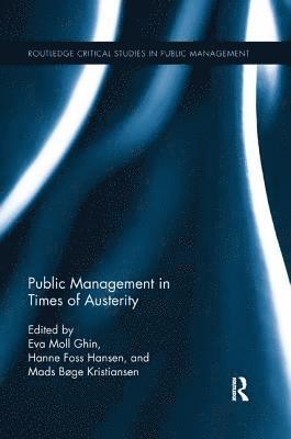 bokomslag Public Management in Times of Austerity