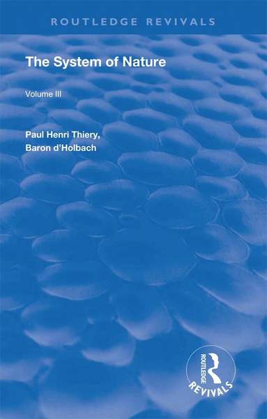 Paul Henri Thiery - System of Nature, Inbunden