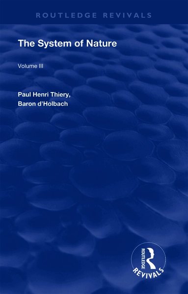 Paul Henri Thiery - System of Nature, Häftad