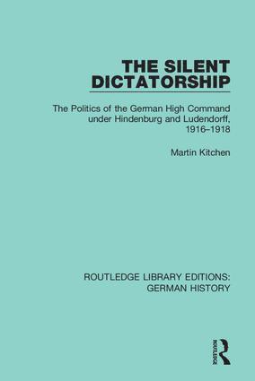 Martin Kitchen - Silent Dictatorship, Häftad