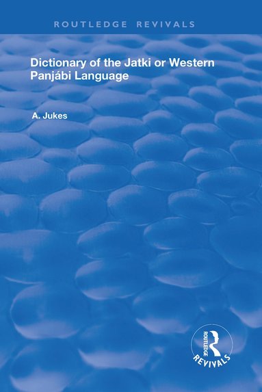 bokomslag Dictionary of the Jatki or Western Panjábi Language