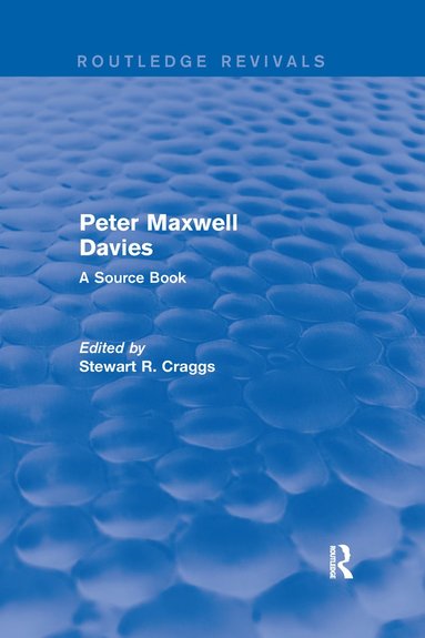 bokomslag Peter Maxwell Davies