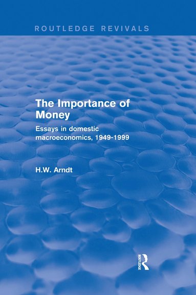 bokomslag Importance of Money
