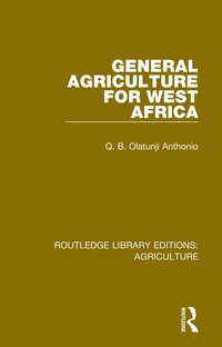 bokomslag General Agriculture for West Africa