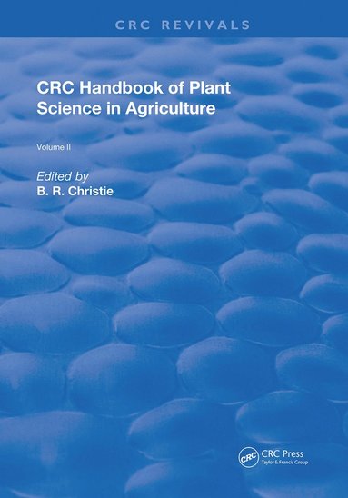 bokomslag CRC Handbook of Plant Science in Agriculture