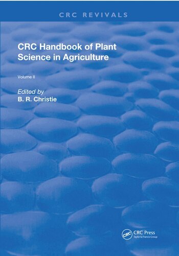 A. A. Hanson, B. R. Christie - CRC Handbook of Plant Science in Agriculture, Häftad