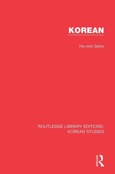 Ho-min Sohn - Korean, Häftad