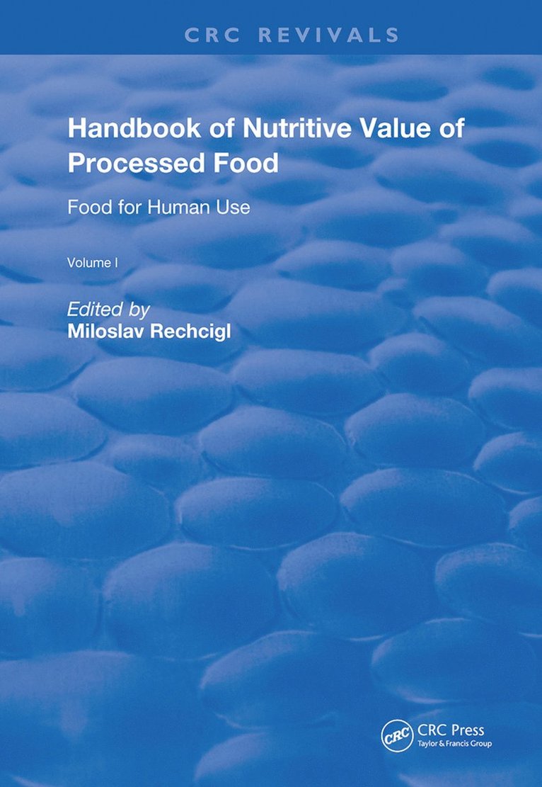 Handbook of Nutritive Value of Processed Food 1