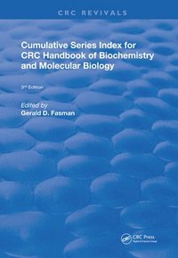 bokomslag Cumulative Series Index for CRC Handbook of Biochemistry and Molecular Biology