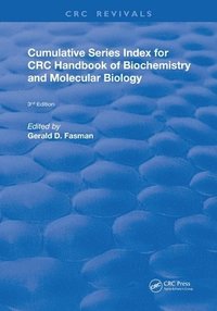 bokomslag Cumulative Series Index for CRC Handbook of Biochemistry and Molecular Biology