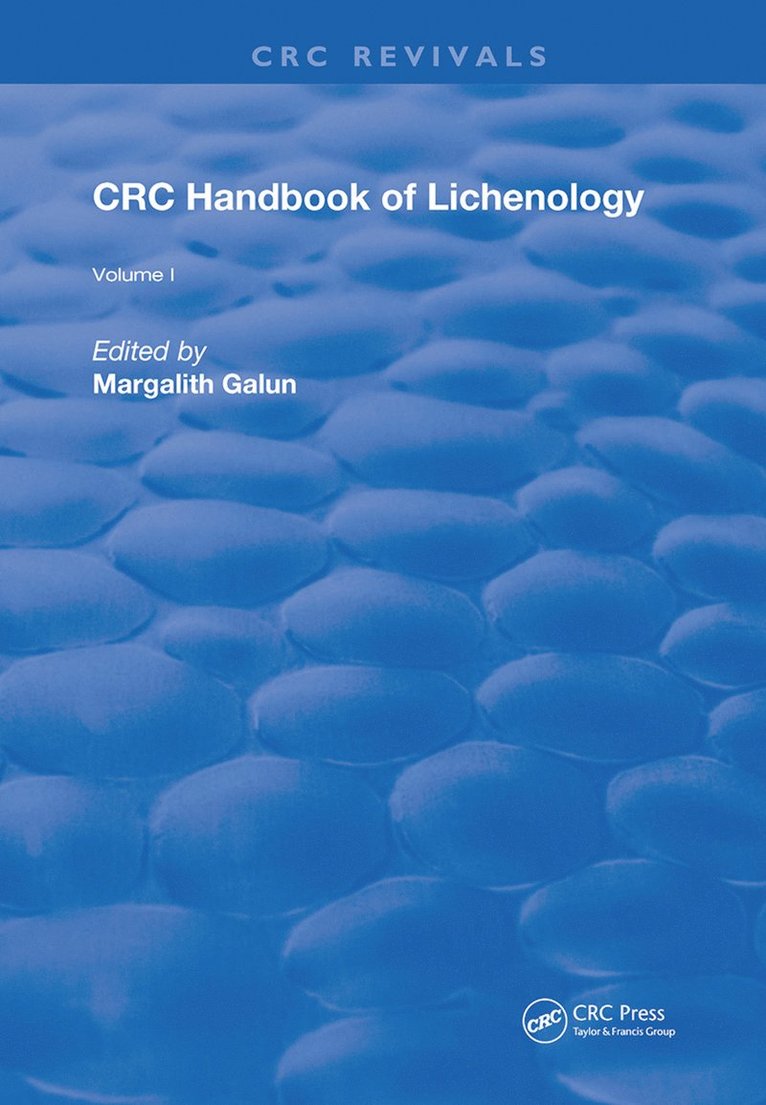 Handbook of Lichenology 1