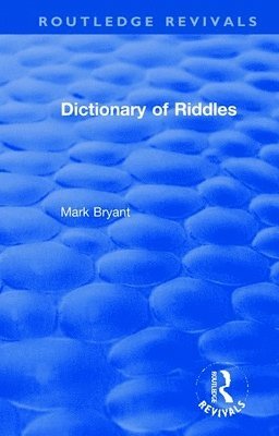 Dictionary of Riddles 1