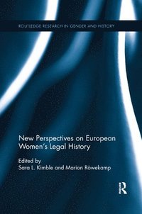 bokomslag New Perspectives on European Women's Legal History