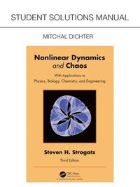 bokomslag Student Solutions Manual for Non Linear Dynamics and Chaos