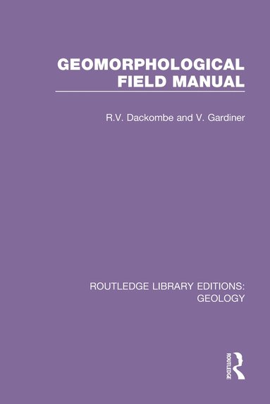 bokomslag Geomorphological Field Manual