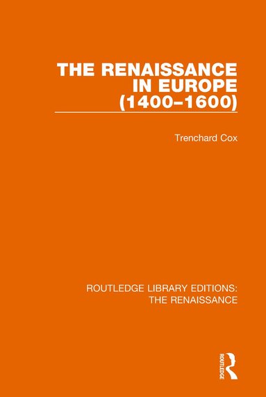 Trenchard Cox - Renaissance in Europe, Häftad