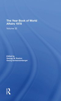 bokomslag Year Book Of World Affairs, 1978