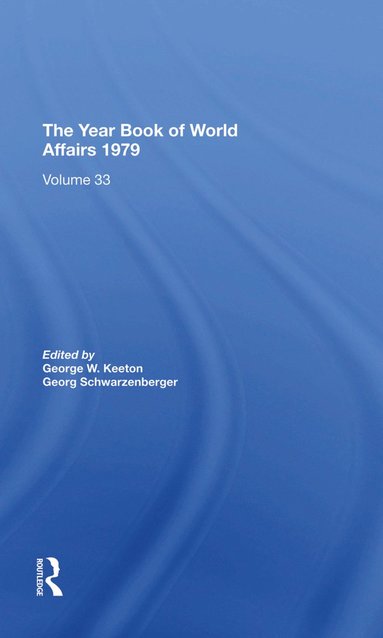 bokomslag Year Book Of World Affairs, 1979