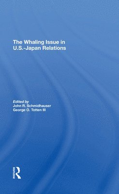 The Whaling Issue In U.s.-japan Relations 1