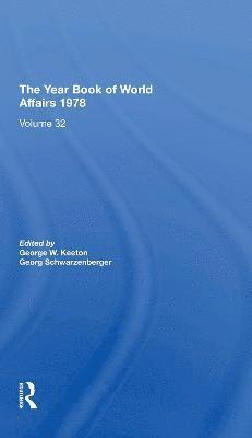 Year Book Of World Affairs, 1978