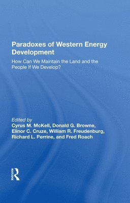 Paradoxes Of Western Energy Development 1