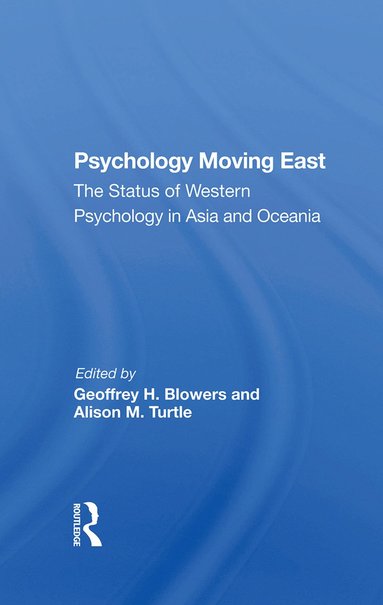 bokomslag Psychology Moving East