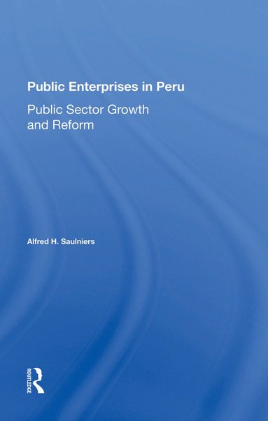 bokomslag Public Enterprises In Peru