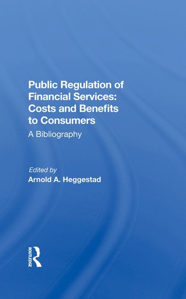 bokomslag Public Regulation Financ