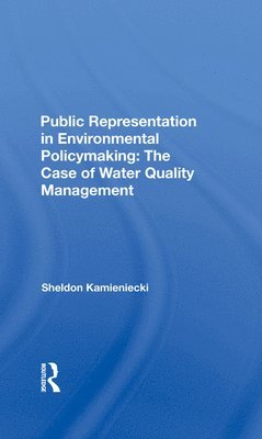 bokomslag Public Representation In Environmental Policymaking