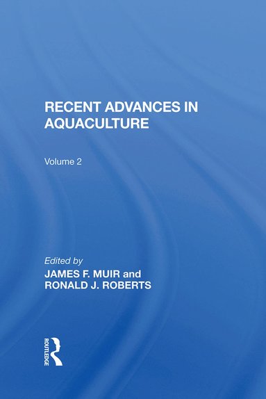 bokomslag Recent Advances In Aquaculture