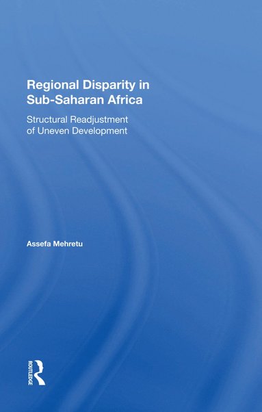 bokomslag Regional Disparity In Subsaharan Africa