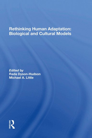 bokomslag Rethinking Human Adaptation