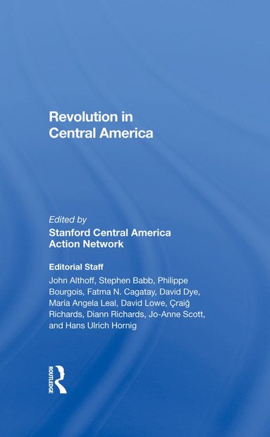 bokomslag Revolution In Central America