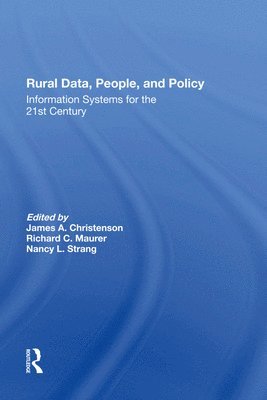 Rural Data, People, And Policy 1