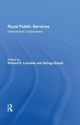 bokomslag Rural Public Services