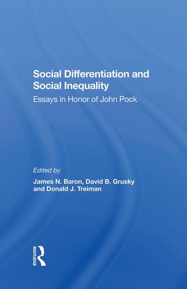 bokomslag Social Differentiation And Social Inequality