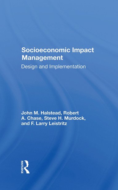 bokomslag Socioeconomic Impact Management