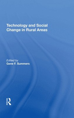 Technology And Social Change In Rural Areas 1
