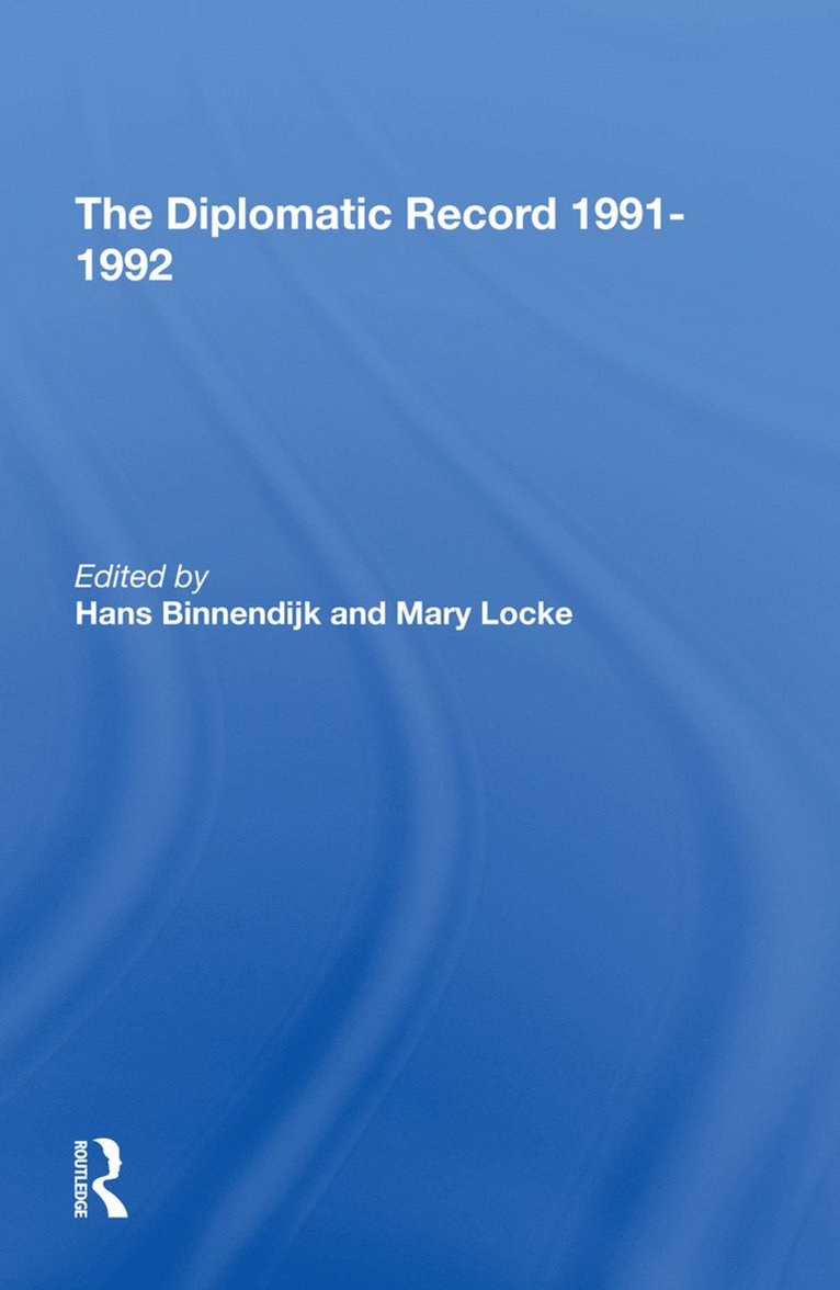 The Diplomatic Record 1991-1992 1