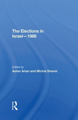 The Elections In Israel--1988 1