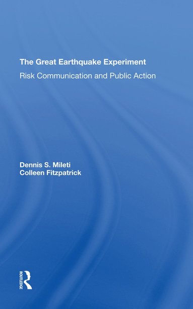 bokomslag Great Earthquake Experiment