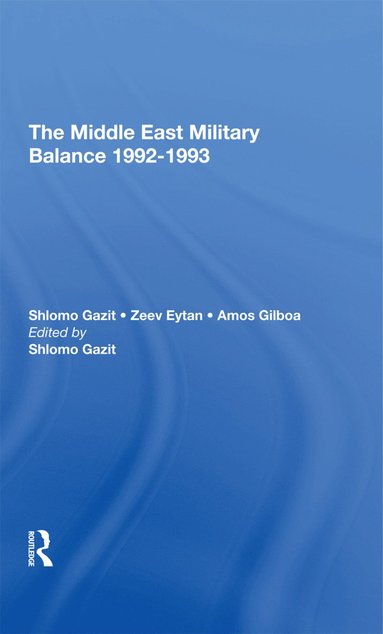 bokomslag Middle East Military Balance 1992-1993