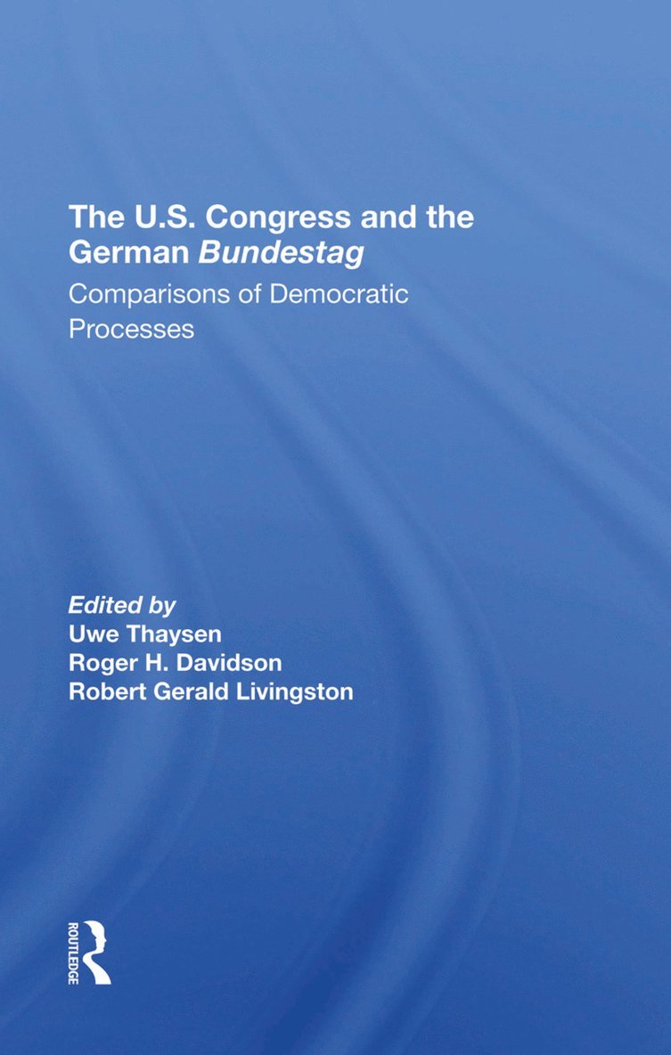 The U.s. Congress And The German Bundestag 1