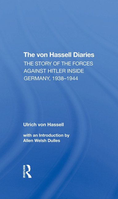 bokomslag Von Hassell Diaries